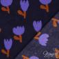 Preview: 0,5 MTR. ♥ TULIP TEDDY NAVY - TULPEN ♥