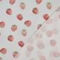 Preview: 0,5 MTR. ♥ MuSSELIN PASTELL ERDBEEREN  ♥