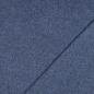 Preview: 0,5 MTR. ♥ Doubelface Baumwollfleece JEANS MELANGE - 100% Baumwolle ♥