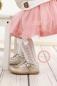 Preview: 0,5 MTR. ♥ Soft Schimmer Tüll Rose Rouge *Extra weich* ♥