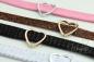Preview: 1 Stück ♥ HERZ SCHIEBEPERLE ROSEGoLD - 30x29mm ♥