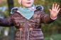 Preview: 0,5 MTR. ♥ Abgesteppter Jackenstoff - GLÄNZEND BRAUN ♥ -