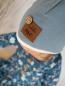 Preview: 0,50 MTR. KuSCHLIGER GLITZER SWEAT - Hellblau