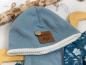 Preview: 0,50 MTR. KuSCHLIGER GLITZER SWEAT - Hellblau