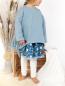Preview: 0,50 MTR. KuSCHLIGER GLITZER SWEAT - Hellblau