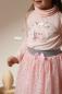 Preview: 0,5 MTR. ♥ WEICHER *HERZGLITZER*  TüLL ROSE ♥
