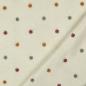 Preview: 0,5 MTR. ♥ TEDDY GESTICKTE DAISIES NATUR ♥