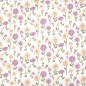 Preview: 0,5 MTR.  ♥ BAUMWOLLJERSEY POINTOILLE Lochstickerrei -BLÜMCHEN ♥