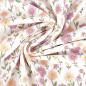 Preview: 0,5 MTR.  ♥ BAUMWOLLJERSEY POINTOILLE Lochstickerrei -BLÜMCHEN ♥