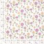 Preview: 0,5 MTR.  ♥ BAUMWOLLJERSEY POINTOILLE Lochstickerrei -BLÜMCHEN ♥