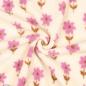 Preview: 0,5 MTR. ♥ TEDDY FLOWERS FLORA NATUR ♥