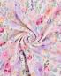 Preview: 0,5 MTR. ♥ RIPPSTRICK JERSEY  SUMMER FLOWERS COLORFUL ♥