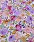 Preview: 0,5 MTR. ♥ RIPPSTRICK JERSEY  SUMMER FLOWERS COLORFUL ♥