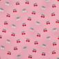 Preview: 0,5 MTR. ♥ WEICHER BABY FEINCORD KIRSCHEN FOIL ROSA ♥