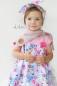 Preview: 1 Stück ♥ KLeine SATINBLüTE PüNKTCHEN RoSA ♥