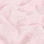 Preview: 0,5 MTR. ♥ GLITTER HEARTS FLEECE ROSE  ♥
