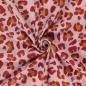 Preview: 0,5 MTR. ♥ MUSSELIN LEO ROSA/ROT ♥
