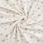 Preview: 0,5 MTR. ♥ RIPPSTRICK JERSEY NATURAL FLOWERS ♥