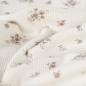 Preview: 0,5 MTR. ♥ RIPPSTRICK JERSEY NATURAL FLOWERS ♥