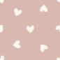 Preview: 0,5 MTR. ♥ REGENJACKEN STOFF HERZEN - WASSERDICHT ♥
