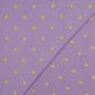 Preview: 0,5 MTR. ♥ MUSSELIN GESTICKTE NEON HERZEN - LAVENDEL ♥