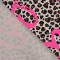 Preview: 0,5 MTR. LEO NEON HEARTS - FRENCH TERRY