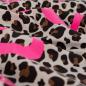 Preview: VORBESTELLUNG LIEFERZEIT CA. 4-5 WOCHEN - 0,5 MTR. LEO NEON HEARTS - FRENCH TERRY
