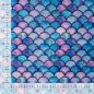 Preview: 0,5 MTR. ♥ MERMAID FIN MULTICOLOR  FLEECE ♥