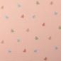 Preview: 0,5 MTR. ♥ MuSSELIN GESTICKTE PASTELL SCHLEIFCHEN ROSE ♥