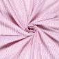 Preview: 0,5 MTR. GLITZER STEINCHEN STREIFEN PINK/ROSA BAUMWOLL POPELINE