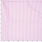 Preview: 0,5 MTR. GLITZER STEINCHEN STREIFEN PINK/ROSA BAUMWOLL POPELINE