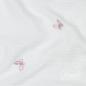 Preview: 0,5 MTR. ♥ BUTTERFLY FLIEDER GESTICKT MUSSELIN ♥