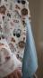 Preview: 0,5 MTR. ♥ MUSSELIN BAUERNHOF TRAKTOR & TIERE & WINDMÜHLEN WEISS ♥