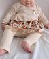 Preview: 0,5 MTR.  ♥ BAUMWOLLJERSEY POINTOILLE Lochstickerrei - TAUPE LIGHT ♥