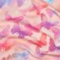 Preview: 0,50 MTR.  ♥ AQUARELL MULTICOLOR BUTTERFLYS / SCHMETTERLINGE
