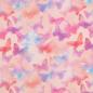 Preview: 0,50 MTR.  ♥ AQUARELL MULTICOLOR BUTTERFLYS / SCHMETTERLINGE