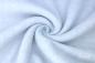 Preview: 0,5 MTR. ♥ Doubelface Baumwollfleece HELLBLAU MELANGE - 100% Baumwolle ♥