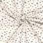 Preview: 0,5 MTR.  ♥ BADESTOFF LYCRA STREUBLÜMCHEN JEANS UPF50 ♥
