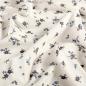 Preview: 0,5 MTR.  ♥ BADESTOFF LYCRA STREUBLÜMCHEN JEANS UPF50 ♥