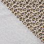Preview: 0,50 MTR. LEO GLITTER GOLD - FRENCH TERRY