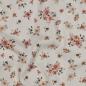 Preview: 0,5 MTR.♥ BLÜTENZAUBER NATUR BAUMWOLL POPELINE ♥