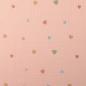 Preview: 0,5 MTR. ♥ MuSSELIN GESTICKTE PASTELL HERZCHEN ROSE ♥