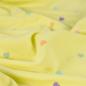 Preview: 0,50 MTR. ♥ PASTELL HERZCHEN BUTTER LEMON JERSEY ♥