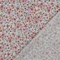 Preview: 0,5 MTR.♥ BLÜTENMEER ROSE MINT BAUMWOLL POPELINE ♥