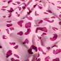 Preview: 0,5 MTR.  ♥ BADESTOFF LYCRA LEO LOVE PINK UPF50 ♥