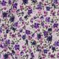 Preview: 0,5 MTR. ♥ STREUBLÜMCHEN JERSEY - BEERE/LILA ♥