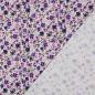 Preview: 0,5 MTR. ♥ STREUBLÜMCHEN JERSEY - BEERE/LILA ♥