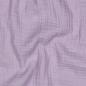 Preview: 0,5 MTR. ♥ DouBLE GAUZE - Musselin Helles Lavendel /Flieder - Baumwollstoff ♥