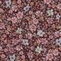 Preview: 0,5 MTR.♥ BLÜTENMEER BEERE BAUMWOLL POPELINE ♥