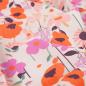 Preview: 0,5 MTR. ♥ WEICHER FEINCORD COLOURFUL FLOWERS ♥